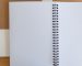 a3 spiral notebook open