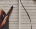 diary with pen writing
