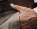 notebook back pocket closeup